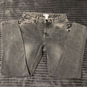 Forever 21 Black Button Fly Skinny Jeans 26